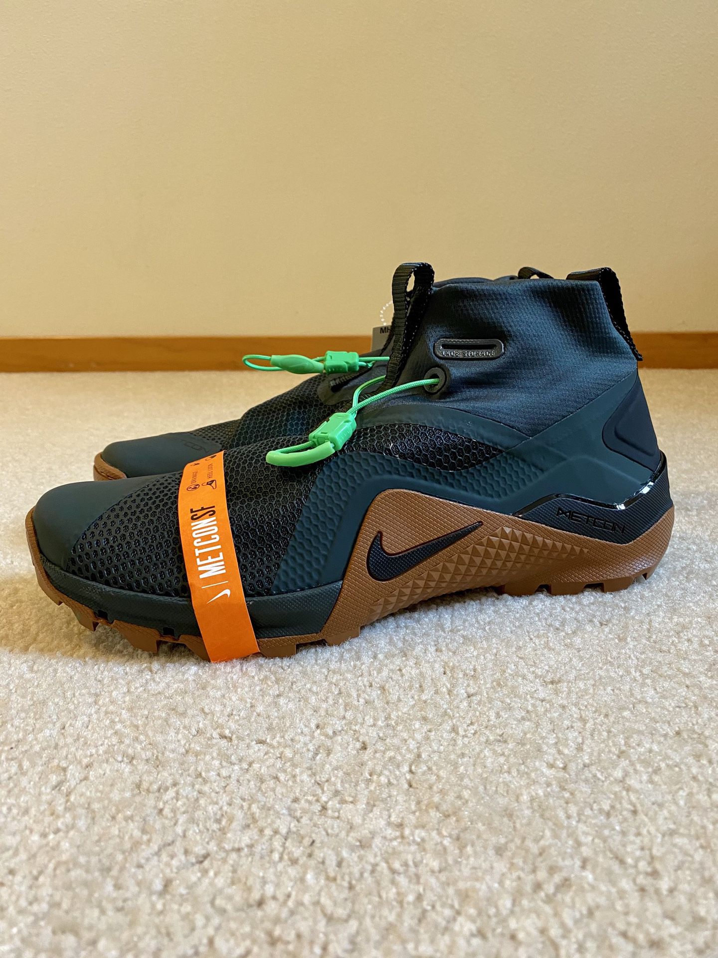 Size 11 Nike Metcon X SF Cross Training Shoes Green Seaweed Brown BQ3123-323