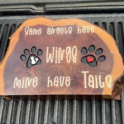 Animal Lovers Engraved Cedar Decor 