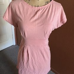 Forever 21 Peach Tunic Top; size Small