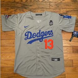 White Grey Los Angeles Dodgers Max Muncy Stitched Jersey