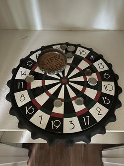 Bottle Cap Magnetic Dart Board