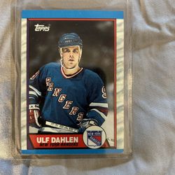 1989 Topps Signed Ulf Dahlen