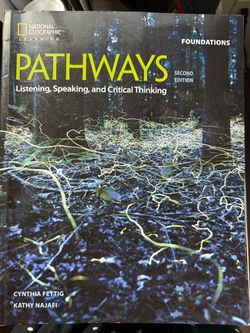 Pathways Foundations Listening Speaking Critical Thinking 2nd Edition