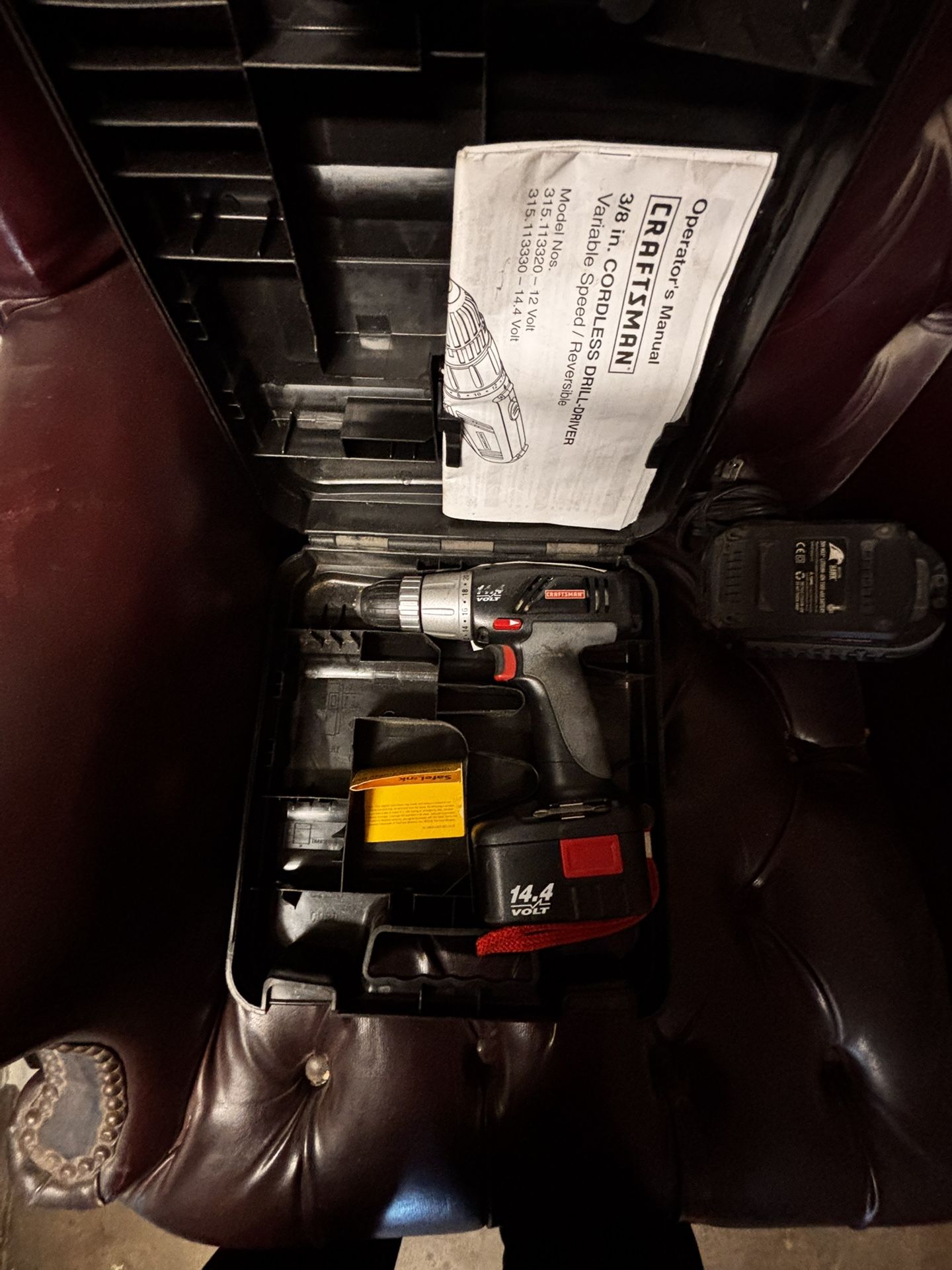 Craftsman Drill And Case No Charger