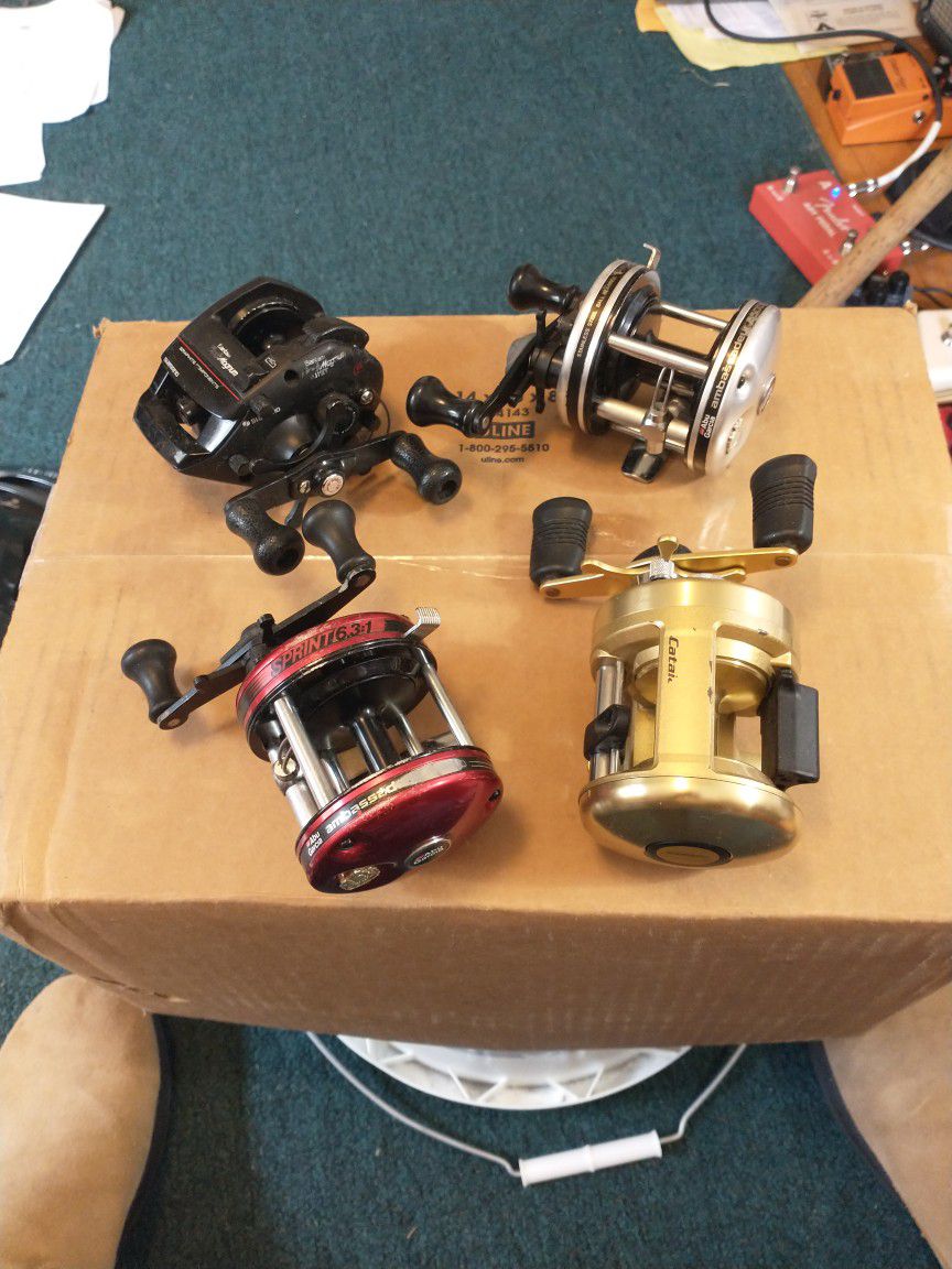 5 Baitcasting Reels, $15-50 Each for Sale in Greensboro, NC - OfferUp