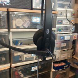 Bluetooth Headset, Bluetooth Trucker Headset with Upgraded Microphone Noise Canceling for Trucker, Hand Free Wireless Headset with Adapter for Office 