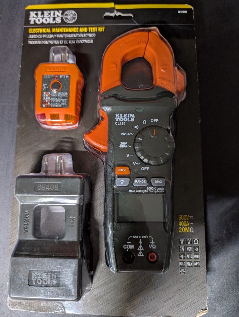 Klein Tools Electric Maintenance And Test Kit (Cl120kit)