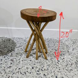 End Tables Real Wood Live Edge 
