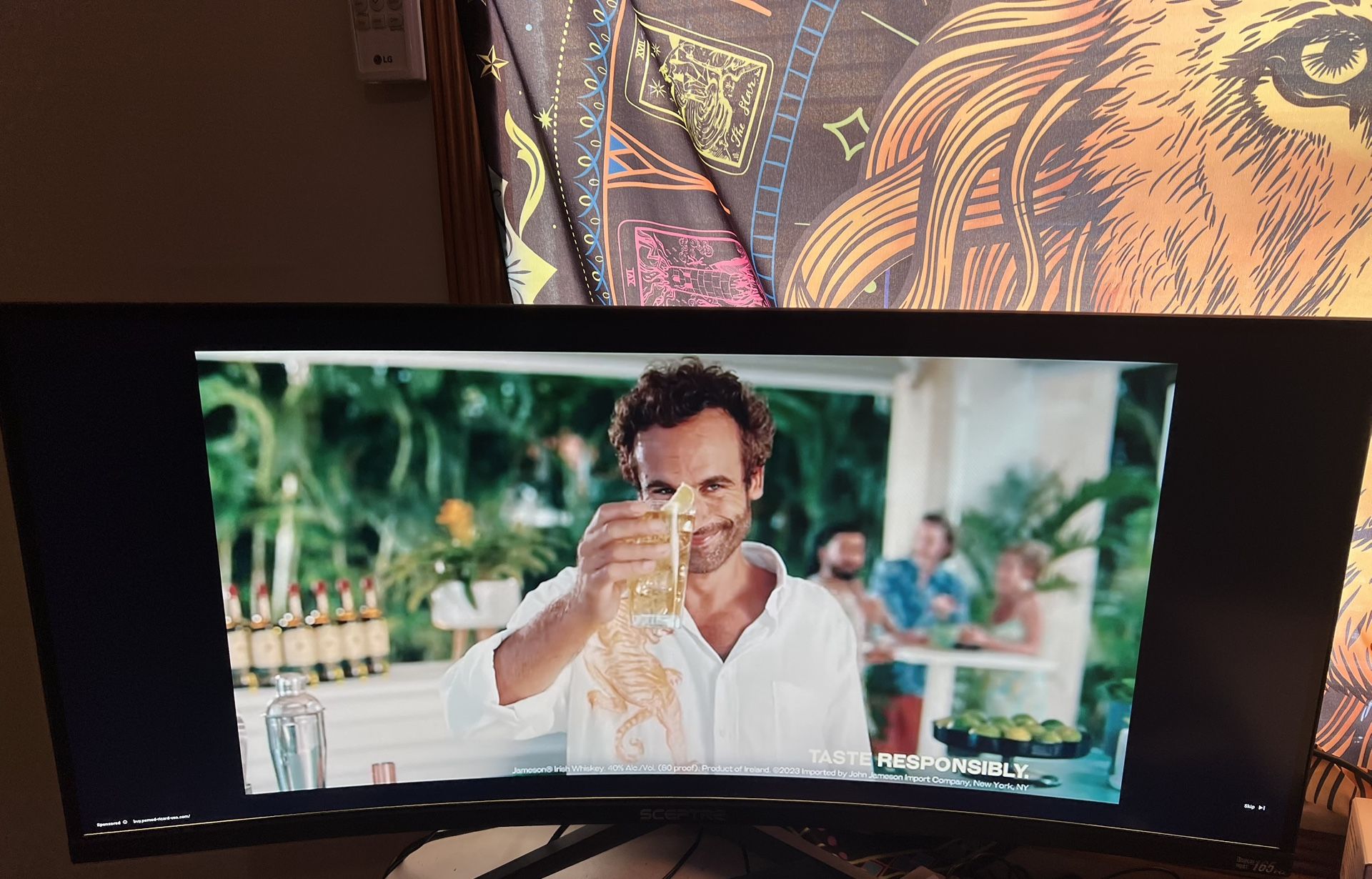 Sceptre 34” Curved Wide Screen Gaming Monitor