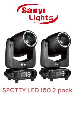 SPOTTY LED 150 2 PACK spot moving heads