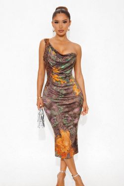 Print Dress (size Large)