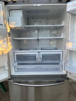 Stainless steel fridge