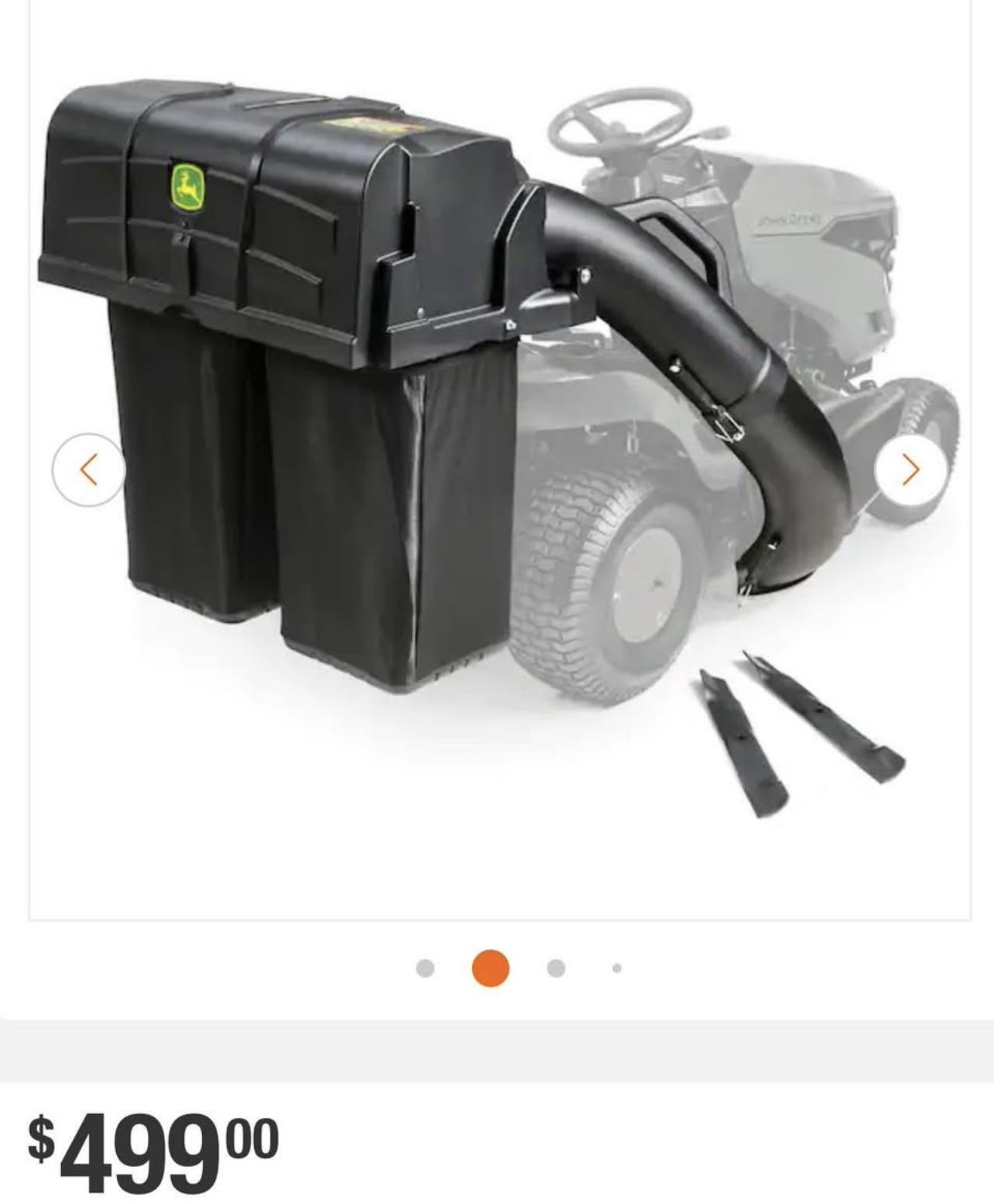 John Deere Tractors 42 in. Twin Bagger for 100 Series John Deere Tractors 42 in.