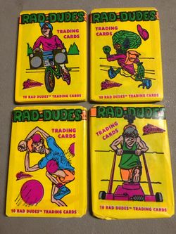 Rad Dudes Trading Cards