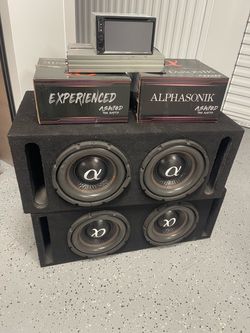 Alphasonik Car Audio System with Subwoofers