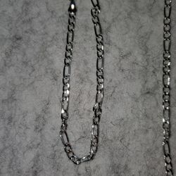 Sterling Silver  Necklace  And  Bracelet  Set 925