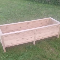 16" x 57" Cedar Raised Bed Planter Box