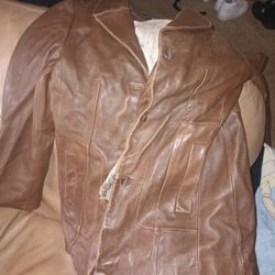 Anne Kline Woman's Leather Coat 