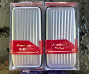 Pair of aluminum wallets.Brand new.