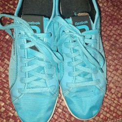 Reebok Womens Size 8 Turquoise Sneakers