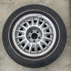1 Only - 225/60r16 5x114.3 5x4.5 Stock Lincoln Town Car G35 G37 Q50 Altima Camry Accord Tacoma Wheel Rim Good 90% Treads Tire