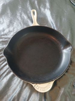 Le Creuset 12in Off White Cast Iron Skillet