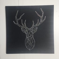 "Deer Polygon" Geometric Art