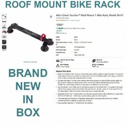 Allen Smart Suction Roof Mount 1-Bike Rack, Model SB-01