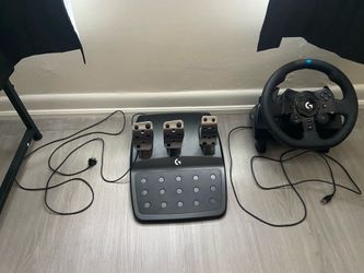 Logitech steering wheel and pedals