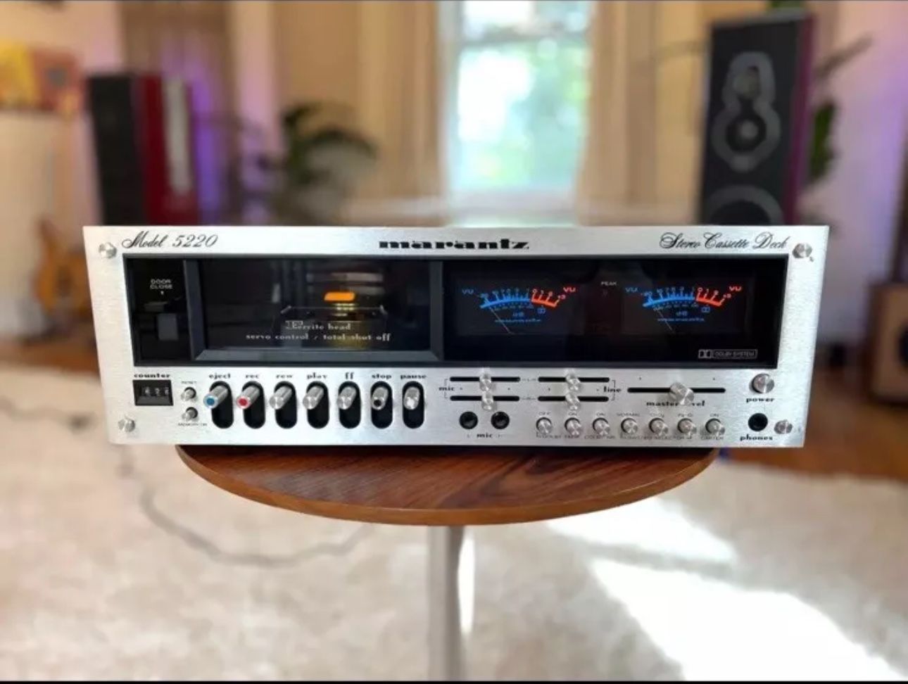 Vintage Marantz 5220 Cassette Deck Mint! With Box And Wood Case