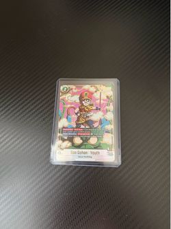 Gohan Youth Alternate Art Dragon Roar Card.