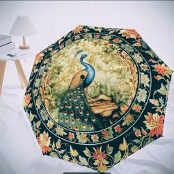 Peacock Themed Umbrella