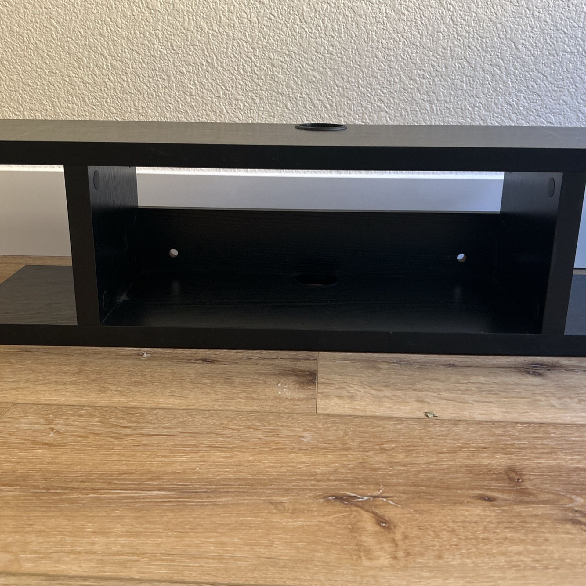 Floating Entertainment Unit Shelf Wood Finish 