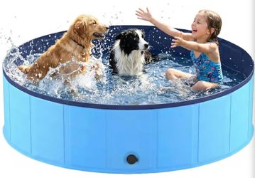 Blue foldable Kiddie Pool/Pet Bath/Pet Pool