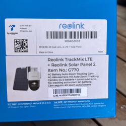 Real Link Track Mix, Lte Plus Real Link Solar Panel Wireless Camera. selling it with USB card ready to go was used for two weeks. Nothing wrong almost