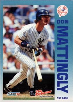 #16 Don Mattingly 1992 Fleer 7-Eleven/Citgo The Performer