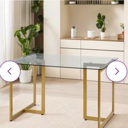 Brand new from wayfair, one selling because it does not fit in new apartment. 4 Chair dining room set. Fits in a 4 door car.