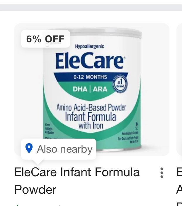 Elecare Baby Formula