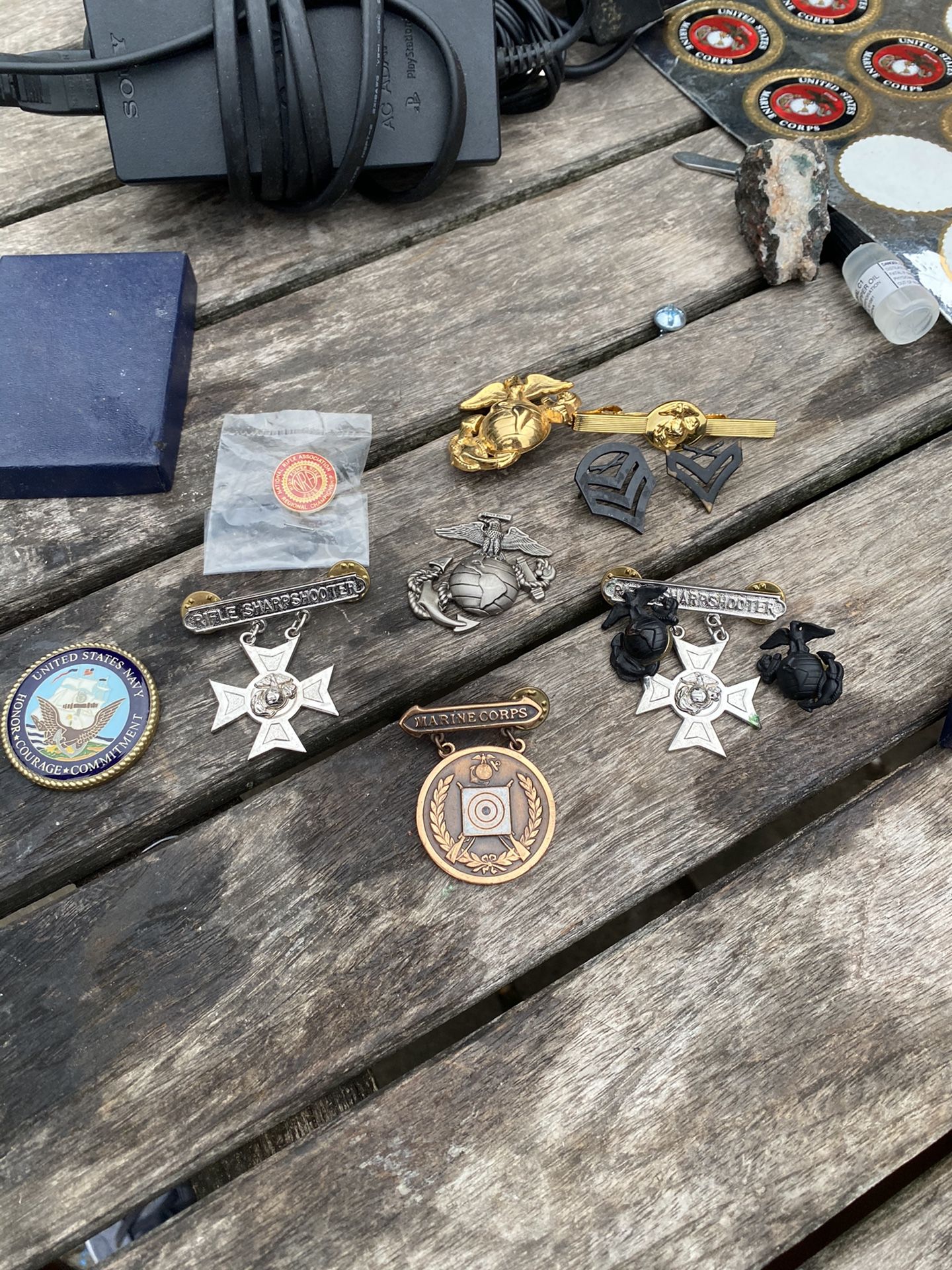 Marine corps badges