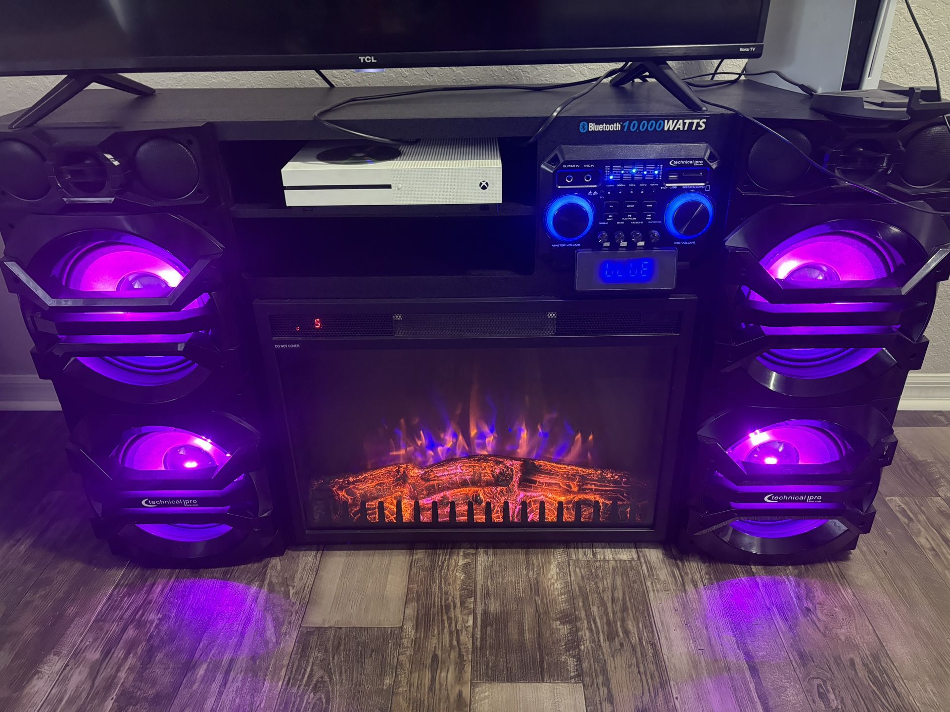 Bluetooth Sound System &  Electric Fire Place 