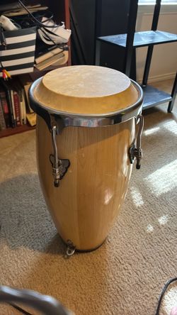 Natural Wood Conga Drum