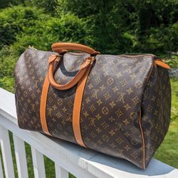 Louis Vuitton Travel Bag Keepall 50 Monogram for Sale in Stamford