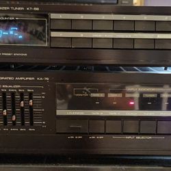 Vintage Kenwood KA 76 Integrated Amplifier and Tuner