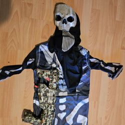 Call Of Duty Ghost KIDS COSTUME SIZE MEDIUM