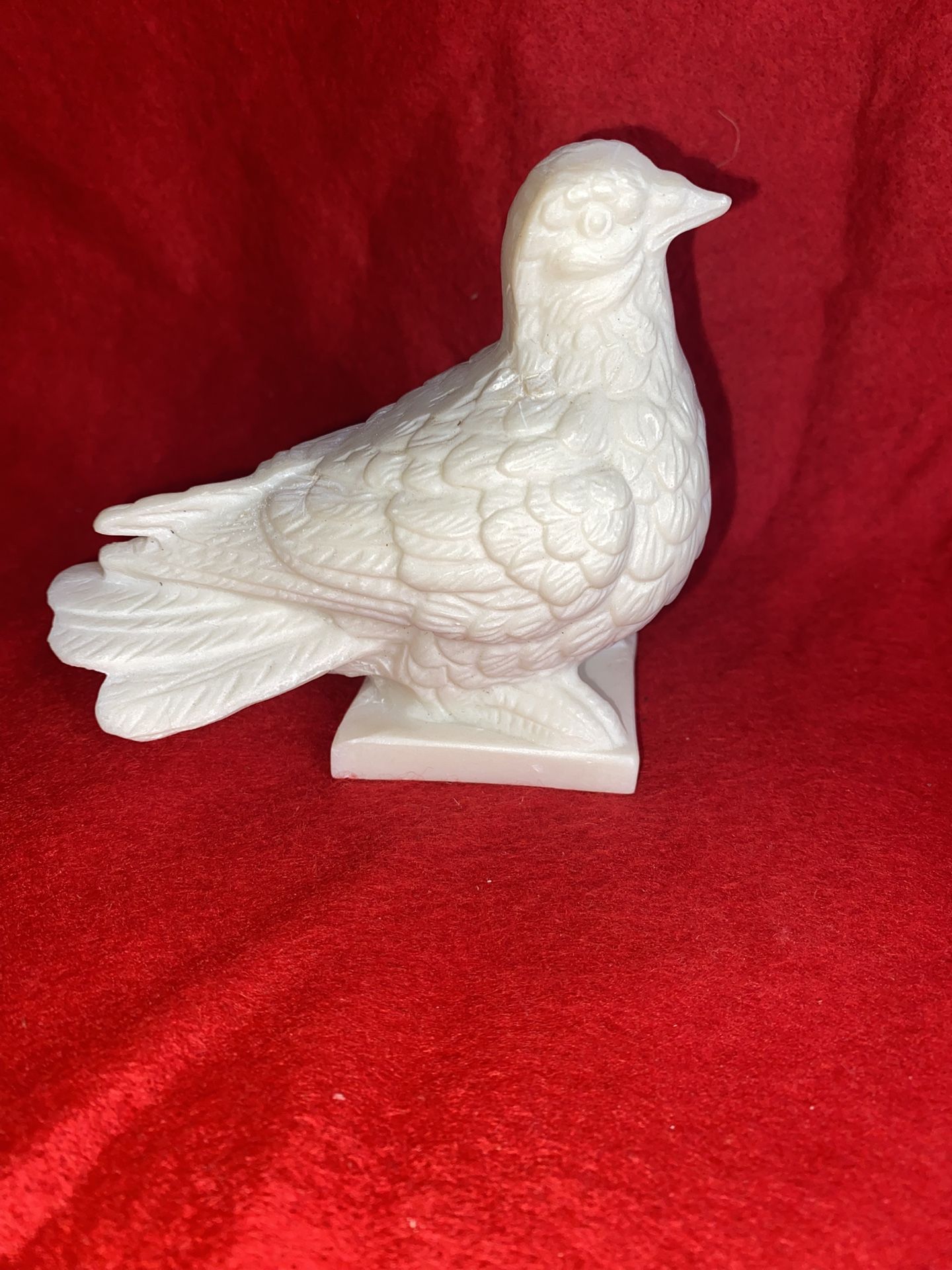 Vintage 3.75 Inch Alabaster Greek Dove Imported From Greece