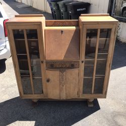 Very Nice Wood  Desk Vintage Nice