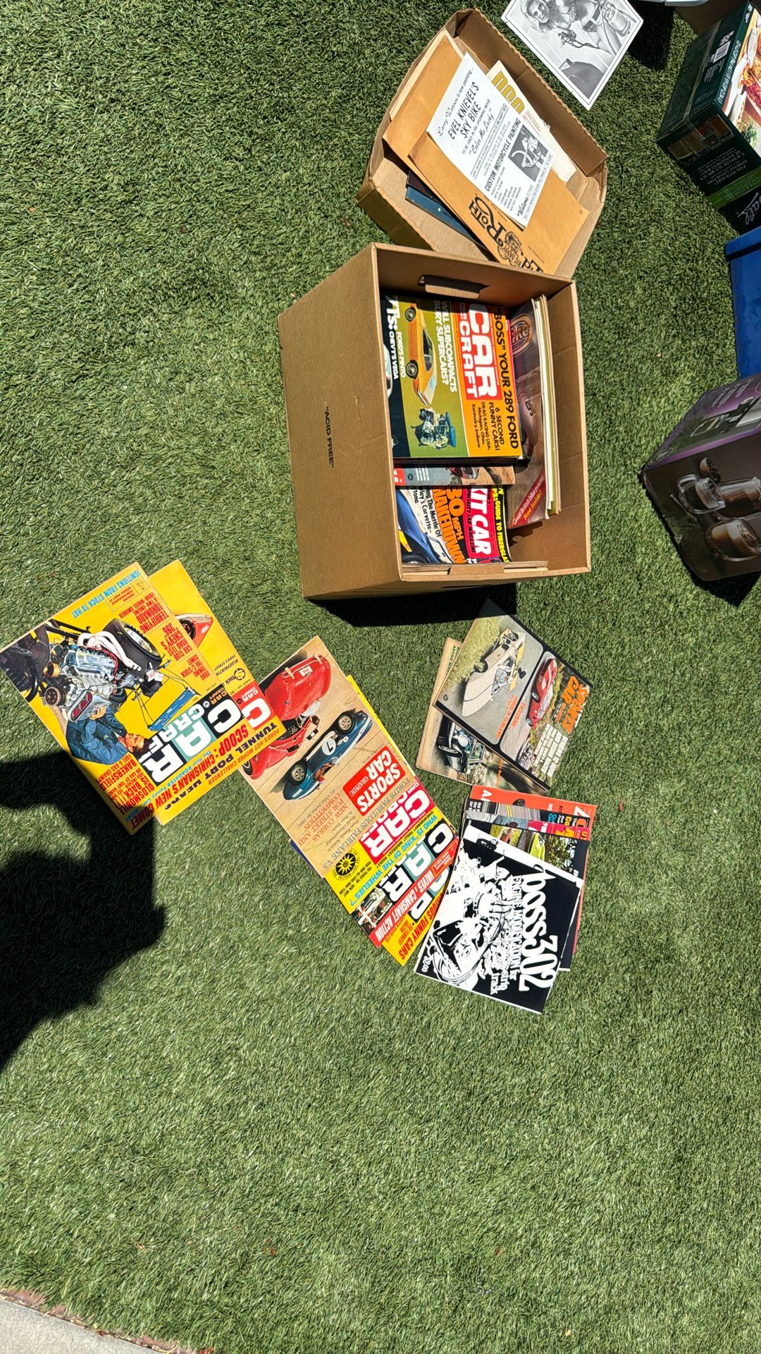 Vintage Old Car And Motorcycle Magazines