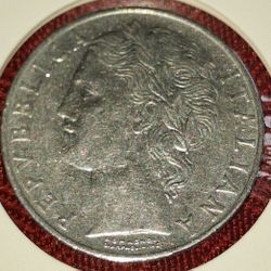 1955 Italy 100 Lire Coin