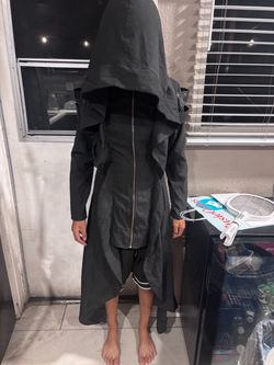 Kids Medieval Steampunk Hooded Jacket Gothic Vintage Tailcoat Halloween Cosplay Costumes