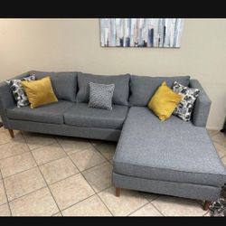 Beautiful Grey Sectional Couch From Living Spaces 